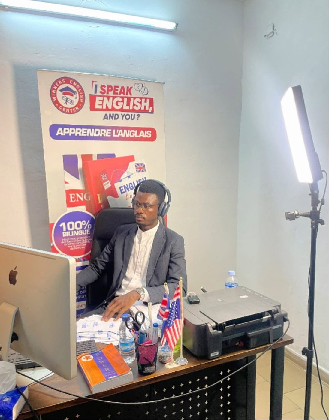 Cours d'anglais en ligne, en direct avec votre coach